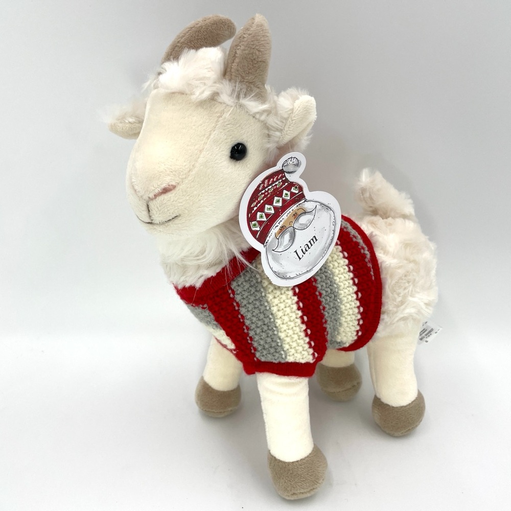 Pier 1 Baby Liam The Llama Goat Plush Christmas